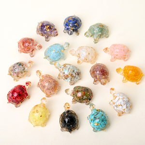 Venta al por mayor de artesanías de cristal curativo: Virutas de cristal natural pulido y talla de tortuga de resina para coleccionar - Product Image 5