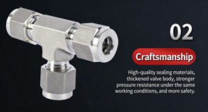 ข้อต่อท่อแบบเทียบเท่าสองชั้นความแม่นยำสูงสำหรับโครงการเครื่องมืออุตสาหกรรม - Product Image 3
