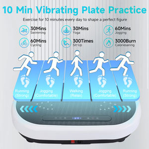 Potente máquina de placa de vibración ultrafina nuevo uso doméstico vibratorio ejercicio deporte máquina electromagnético vibrador Cuerpo Adelgazante - Product Image 3