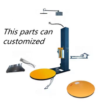 Machine d'emballage de palettes électrique entièrement automatique avec pré-étirement de film pour la logistique d'entrepôt et l'emballage de marchandises