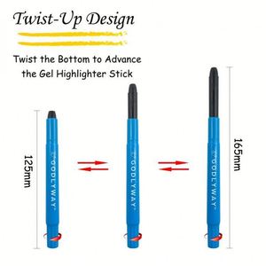 X515-1 New <b>Stationery</b> Bible Study Kit Highlighter Pastel Gel Marker Pen Colorful No Bleed Gel Highlighter Marker <b>Set</b> Single - Product Image 2