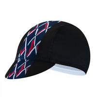 Casquette de cyclisme personnalisée 100% polyester, casquette de vélo, impression par sublimation, respirante, casquette de vélo
