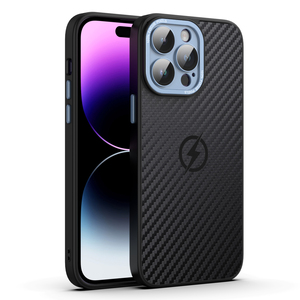 Funda con disipador de calor para <span class=keywords><strong>iPhone</strong></span> 14 <span class=keywords><strong>pro</strong></span> max, cubierta magnética de fibra de carbono para teléfono <span class=keywords><strong>iPhone</strong></span> <span class=keywords><strong>13</strong></span> 12 11 <span class=keywords><strong>pro</strong></span> max - Product Image 1