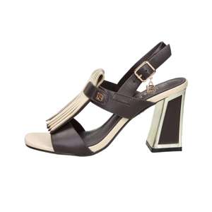 Sandalias de Tacón para Mujer Laura Biagiotti, Color Marrón Beige, Tacón de 8 cm, Talla 40 - Product Image 1
