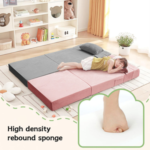 OEM/ODM Kundenspezifische 2-in-1 Wandelbare Klappcouch aus Verdichtetem Schaumstoff – Modernes Weiches Design für Kleinkinder und Kinder als Schlafsofa - Product Image 4