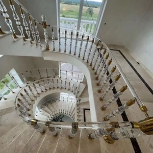 Quyến rũ rực rỡ: trong nhà pha lê thủy tinh cầu thang trụ cột lan can với minh bạch rõ ràng Acrylic cầu thang lan can nâng cao bạn - Product Image 2