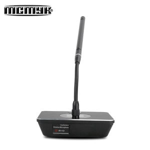 Пользовательский логотип четыре канала <span class=keywords><strong>UHF</strong></span> Беспроводной гусиная шея конференц-микрофон металлический Настольный стиль - Product Image 5