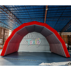 Tente de fête gonflable personnalisée avec éclairage LED gris pour le <span class=keywords><strong>camping</strong></span> en plein air, les piscines, les outils et accessoires - Product Image 5