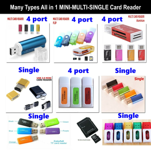 Portable All in 1 <strong>USB</strong> 2.0 Memory <strong>Card</strong> <strong>Reader</strong> Adapter for Micro SD SDHC Multi Single Multi-<strong>Card</strong> TF <strong>Card</strong> <strong>Reader</strong> Writer Flash Drive - Product Image 2