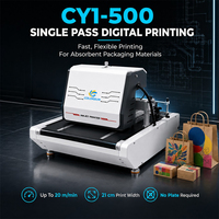 Mesin Printer Inkjet Digital Single Pass Industri untuk Pencetakan Kemasan Kertas, Kotak Pizza, dan Kraft Langsung dari Pabrik
