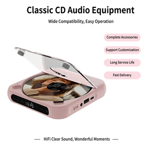 Lecteur CD portable USB AUX MP3 avec haut-parleur, bouton et télécommande pour voiture, maison, ordinateur portable - Product Image 6