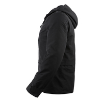 Vestes chauffantes légères pour hommes, à capuche amovible, pour le travail en extérieur, la sécurité, la moto, le ski, avec batterie intégrée