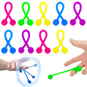 Juguete Antiestrés - Cuentas <span class=keywords><strong>Begleri</strong></span> de Gel Suave TPR, Juguetes para Aliviar el Estrés en los Dedos, Ideales para Ejercicios de Dedos, para Principiantes - Product Image 1