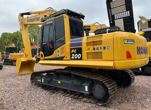 Excavadora Komatsu PC200 usada de 20 toneladas, cilindro hidráulico, máquina de construcción, excavadora con motor de núcleo, maquinaria de movimiento de tierra - Product Image 2