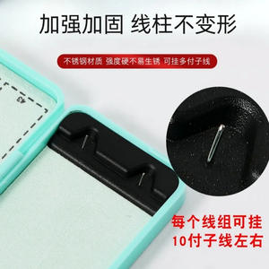 Caja de Pesca de Doble Capa para Fabricantes, Estuche de Almacenamiento de Plástico para Anzuelos y Sedales Finos, Duradero, Multicolor Aleatorio, Universal - Product Image 4