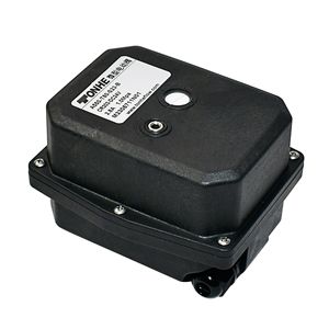 Vanne à boisseau sphérique électrique Tonhe DN80 UPVC à raccordement par collier avec commande manuelle pour eau et air - Product Image 2