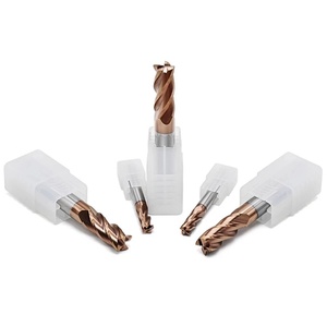 Brocas de carburo sólido de tamaño completo, Herramientas CNC HRC45/55/65, 6x50mm, <span class=keywords><strong>flauta</strong></span> única/<span class=keywords><strong>nariz</strong></span> de bola/radio de esquina/brocas de desbaste - Product Image 2