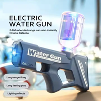 Pistolet à eau électrique pour enfants, jeu de tir d'été, pistolet à eau automatique avec lumières de couleur pour enfants adultes, vente en gros