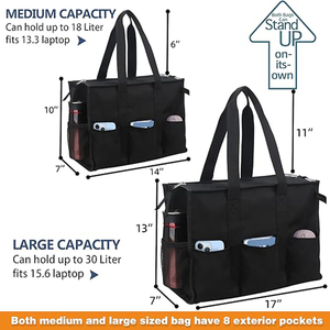 Bolsas de enfermera <span class=keywords><strong>para</strong></span> el trabajo Bolsa de enfermería Múltiples bolsillos Impermeable Organizar Zip Top Bolsa clínica <span class=keywords><strong>para</strong></span> estudiantes de enfermería - Product Image 4