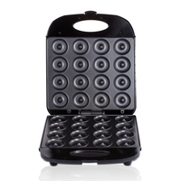 Machine à donuts RAF haute puissance 1400W avec plaques antiadhésives, cuisson des deux côtés et design facile à nettoyer avec poignée froide au toucher