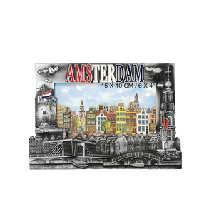 OEM/ODM Manufacture Directe Hollande Style Cadre Photo Personnalisé <span class=keywords><strong>Rome</strong></span> 3d Amsterdam Souvenir Relief Cadre Photo Stand - Product Image 6