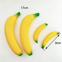 YIWUPOWER Jouet anti-stress en mousse de polyuréthane PU, fruits (banane, citron, pomme), doux à presser, jouet relaxant