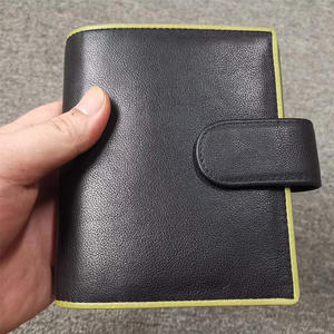 Personnalisable A6A7 Manuel Cahier <span class=keywords><strong>Français</strong></span> Bord Inversé Vintage Budget Classeur <span class=keywords><strong>Portefeuille</strong></span> Portable pour Écriture Manufacturée - Product Image 4