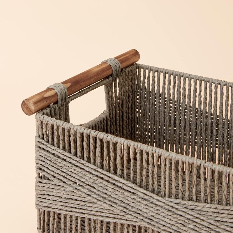 Wholesale Weave Wicker Bathroom Storage Basket