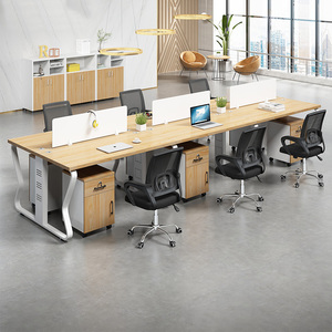 BGZ-37 escritorio Mesa de trabajo văn phòng hiện đại bàn đồ nội thất văn phòng bàn L hình bàn Bàn nhân viên bàn làm việc bàn - Product Image 1