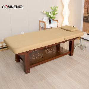 Tempat tidur pijat lipat komersial bahan Aloi aluminium, kasur pijat desain Modern untuk Hotel Salon Spa Rumah penggunaan bulu mata wajah - Product Image 4