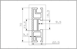 MaxTool Tope de Escala para Sierra de Mesa y Fresadora 450/600/800mm, Guía de Inglete para Riel en T, Aleación de Aluminio Deslizante, Herramienta de Bricolaje para Carpintería OEM - Product Image 6