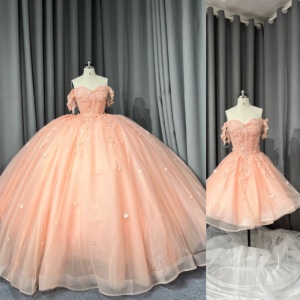 Wholesale Peach Lace Long Dress Formal Events Suitable | Alibaba.com