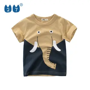 T-shirt manches courtes pour bébés garçons, européennes, col rond, de Sport, été