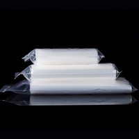 Sac Transparent à fermeture éclair, sac épais pour vêtements, sac alimentaire, sac de fermeture en plastique, pochette en os pe, poche de fermeture