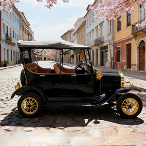 Modelo T, 5 Plazas, Autos Eléctricos Vintage, Carrito de Golf Eléctrico, Autobús Turístico en Venta - Product Image 4