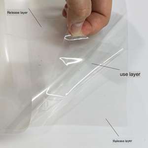 अल्ट्रा-पतली पारदर्शी उच्च-चिपचिपापन पालतू डबल पक्षीय टेप 0.01mm सैंडविच चिपकने वाला एक्रिलिक चिपकने वाला गोंद - Product Image 2