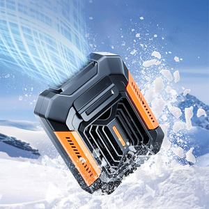 Outdoor Portable <b>Wearable</b> Hanging Waist Fan 5000mAh USB Rechargeable Three-Speed Power Banks with LED Light - Product Image 3