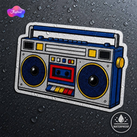 Autocollants en vinyle découpés sur mesure, durables, adhésif puissant, autocollants individuels avec logo unique, impression numérique imperméable, personnalisés
