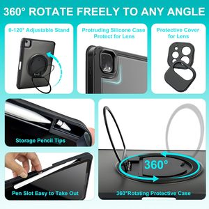 คีย์บอร์ดบลูทูธแบบหมุนได้ 360 องศา รุ่นบางเฉียบ สำหรับ <span class=keywords><strong>iPad</strong></span> <span class=keywords><strong>Pro</strong></span> <span class=keywords><strong>11</strong></span> รุ่นที่ 1 ปี 2018 พร้อมไฟแบ็คไลท์ 7 สี และแทร็คแพดในตัว - Product Image 6