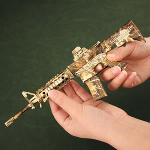 Pistola <span class=keywords><strong>de</strong></span> Juguete <span class=keywords><strong>de</strong></span> Metal LT 1:3 al por Mayor, Miniatura AR15, Camuflaje <span class=keywords><strong>de</strong></span> Hojas Secas, Kit <span class=keywords><strong>de</strong></span> Construcción a Escala, Modelo <span class=keywords><strong>de</strong></span> Pistola <span class=keywords><strong>de</strong></span> Metal para Adultos - Product Image 1