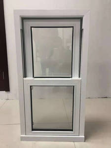 Design moderne à battant Fenêtre <span class=keywords><strong>PVC</strong></span> UPVC Amérique Verre noir à double vitrage Portes et fenêtres pivotantes en vinyle pour la maison - Product Image 6