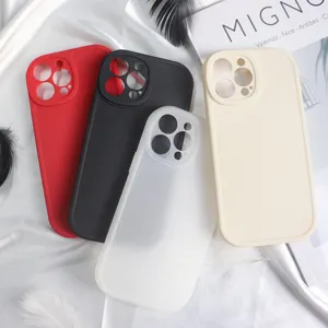 Clear TPU Phone Case 1.5mm Big Eyes Thickness Frosted Transparent Protection Fundas For Iphone Samsung Xiaomi Huawei Oppo Vivo