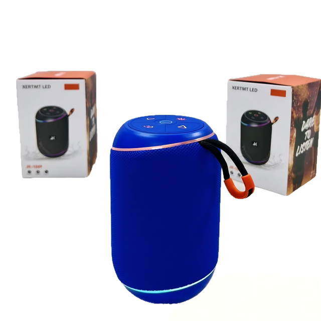 JK-1269 for 5.3 Waterproof Subwoofer Speaker RGB Lights Compact Design Built-in Mic FM Radio Lithium Battery for Car Home
