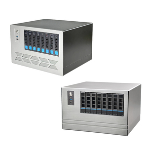 <span class=keywords><strong>Mini</strong></span>-<span class=keywords><strong>ITX</strong></span> 8Bay NAS แชสซีแฟนเฟล็กซ์ PSU Matx เมนบอร์ดกับอลูมิเนียม HDD เชลล์8 + 2ช่อง4PCI ช่องขยายช่องเสียบ USB - Product Image 3