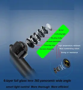 360 Rotation 2160p Hidden Mini Design Dual Lens Dashcam With Wifi Time-Lapse