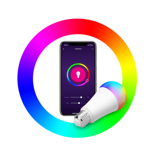 Bán Buôn A60 Rgb Alexa Google Bombillas Inteligentes Multicolores <span class=keywords><strong>Wifi</strong></span> Cho Nhà Máy - Product Image 1
