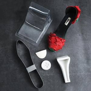 Nouveau Kit d'Outils de Pâtisserie DIY pour Mariage, Grand Moule en Silicone 3D pour Chaussure à Talon Haut et Décoration de Gâteau Fondant, Caractéristiques Inédites <span class=keywords><strong>Sucre</strong></span> - Product Image 1