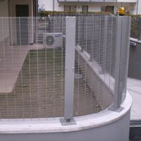 Cercas de metal con vista clara certificada CE ISO para el mercado sudafricano