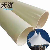 Bâche en PVC résistante à la déchirure de Tianjin 1000 GSM Tissu de membrane ignifuge