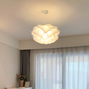 Lampe suspendue florale moderne à LED, design minimaliste pour chambre à coucher, salle à manger, éclairage domestique de style nordique 2026 - Product Image 4
